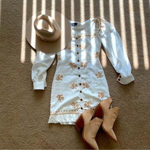 Majorelle Embroidered Dress WORN ONCE